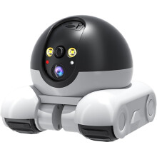 Robot Camera Movable Indoor Cam 1080P WiFi Night Vision 2-Way Talk Pet Camera for Cats Dogs 128GB Cloud Storage