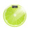 Body Weight Scale Lemon Design Precise Health Electronic Scale Automatic Use Temperature Display Compact Durable 1