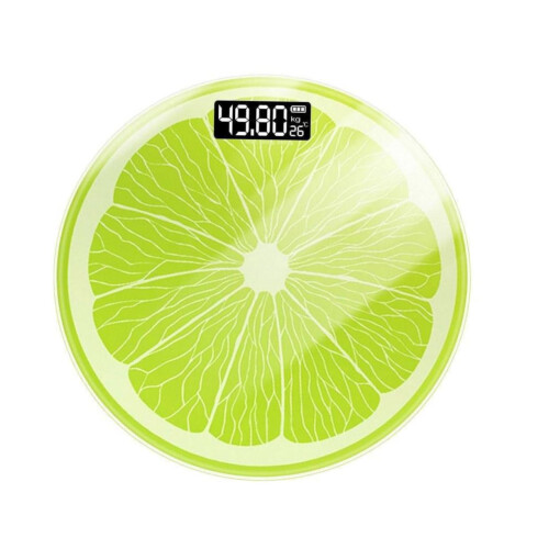 Body Weight Scale Lemon Design Precise Health Electronic Scale Automatic Use Temperature Display Compact Durable