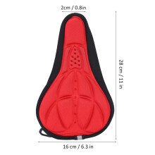Erhöhen Sie den Komfort: Ultraleichter 3D Rot Mountainbike Weiches Sattelbezug