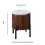 Opal Mango Wood Side Table With Marble Top & Metal Legs 8