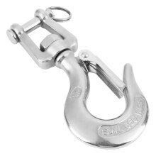 Robuster 304er Edelstahl-Schwenkhaken mit Sicherungsbügel für Rigging 650KG
