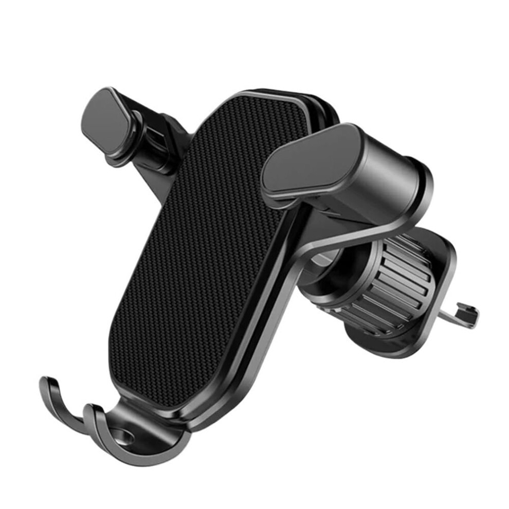 Car Air Vent Clip Mount Phone Holder, Universal Vehicle Phone Mount, Adjustable Bracket, Plastic Abs, Black 9084446092806