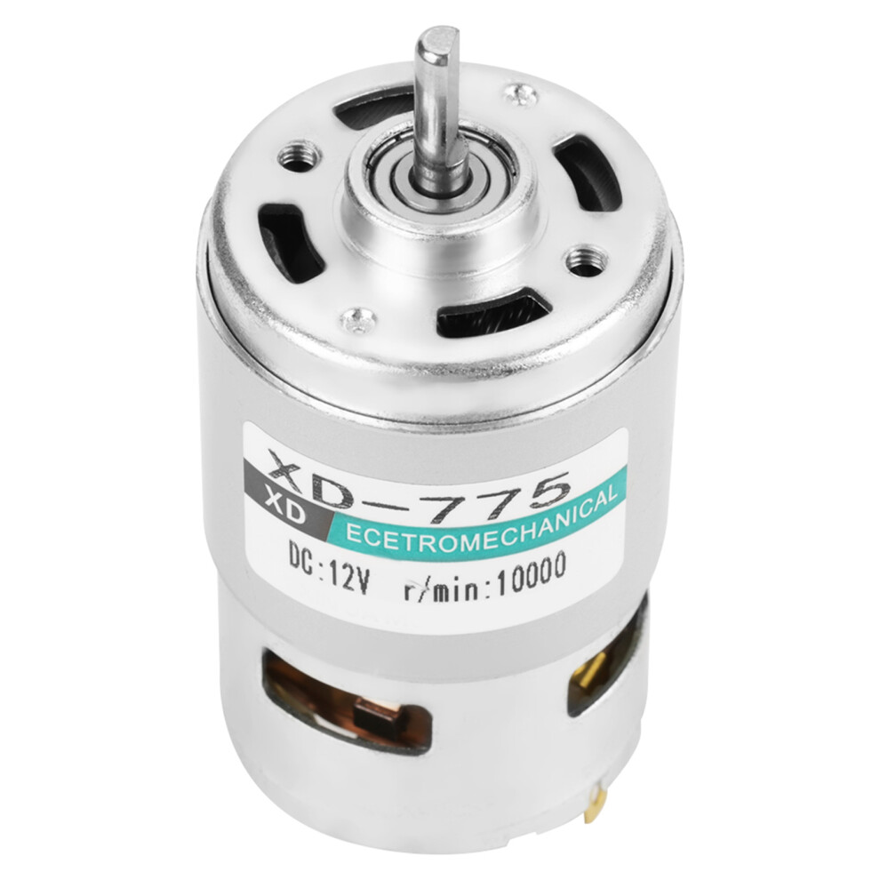 12V Xd-775 Dc Motor 10000Rpm With Double Ball Bearing Durability 4691351702673