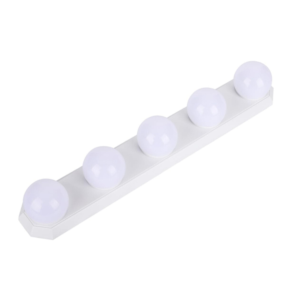 LED Cosmetic Mirror Light Kit USB Vanity Bulbs With Adjustable Brightness Suction-Cup Mount Soft Lighting For Makeup
