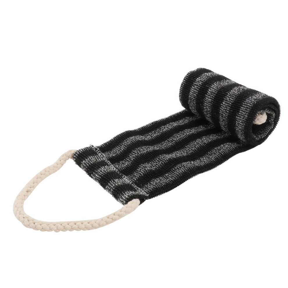 Extra Long Shower Towel Bath Scrubber For Body Washing Striped Towel For Shower