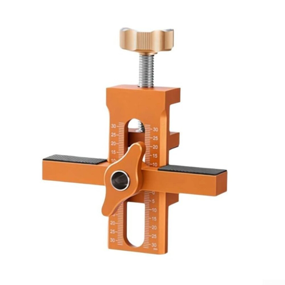 Cabinet Door Installer Aluminum Alloy Positioning Jig With Built-In Drill Bit For Maximum Efficiency Model D 9084446093384