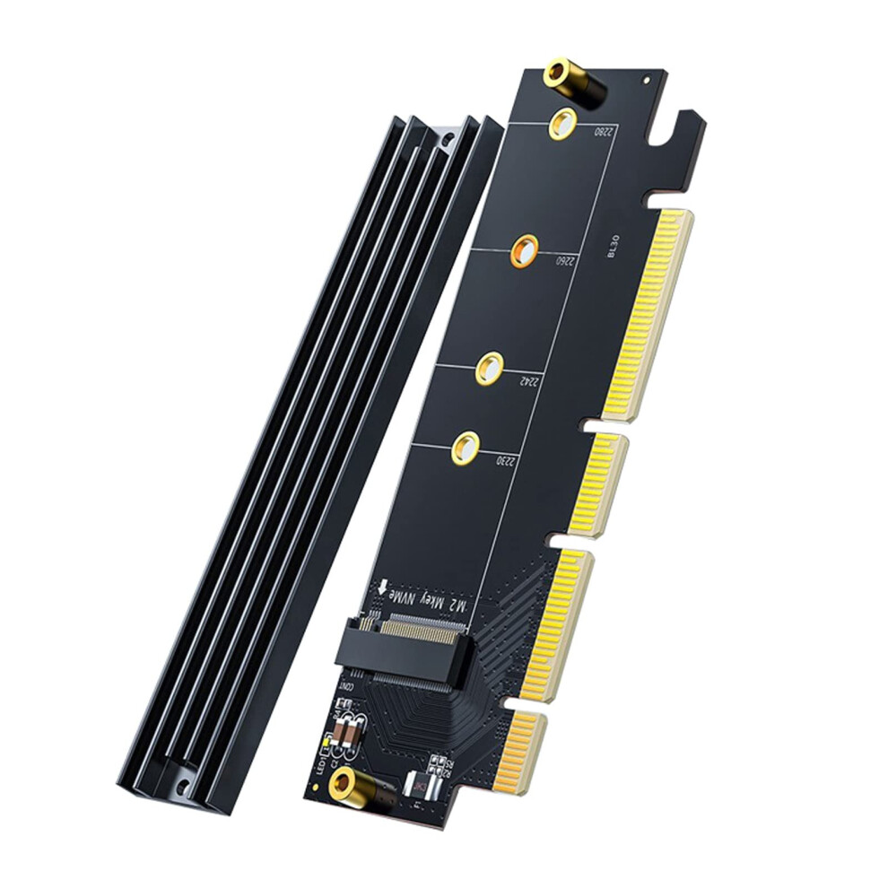 Pcie X16 To For M.2 Nvme Ssd Adapter Card M.2 Nvme To Pcie X16 Expansion 64Gbps 2230 2242 2260 2280 9016109081605