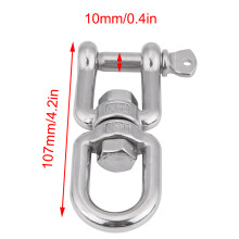 Langlebiger 10mm 304 Edelstahl Drehverschluss-Schnapper Gerät