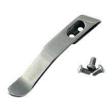 Stainless Steel Back Clip For Pocket Slicer, Waist Clip, Folding Cutter Handle White, Includes 3Pcs Screw, Accessories