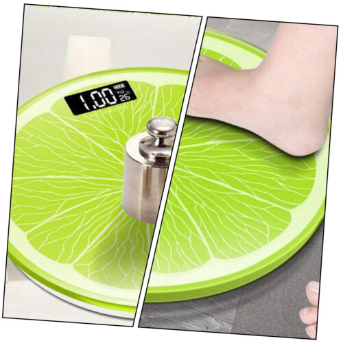 Body Weight Scale Lemon Design Digital Scale With Temperature Display Auto Off Energy Saving For Household Use 1