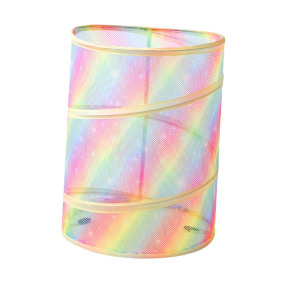 Toy Storage Basket Rainbow Nursery Hamper For Playroom Home Organization Toy Bin Nursery Organizer Baby Toy Storage