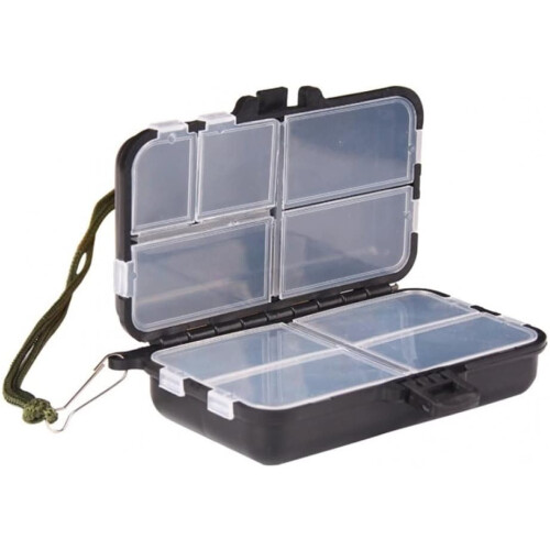 9 Compartments Fishing Lure Boxes - Removable Tackle Boxes, 9-Compartment Lure Organizer, Plastic Storage Box 1