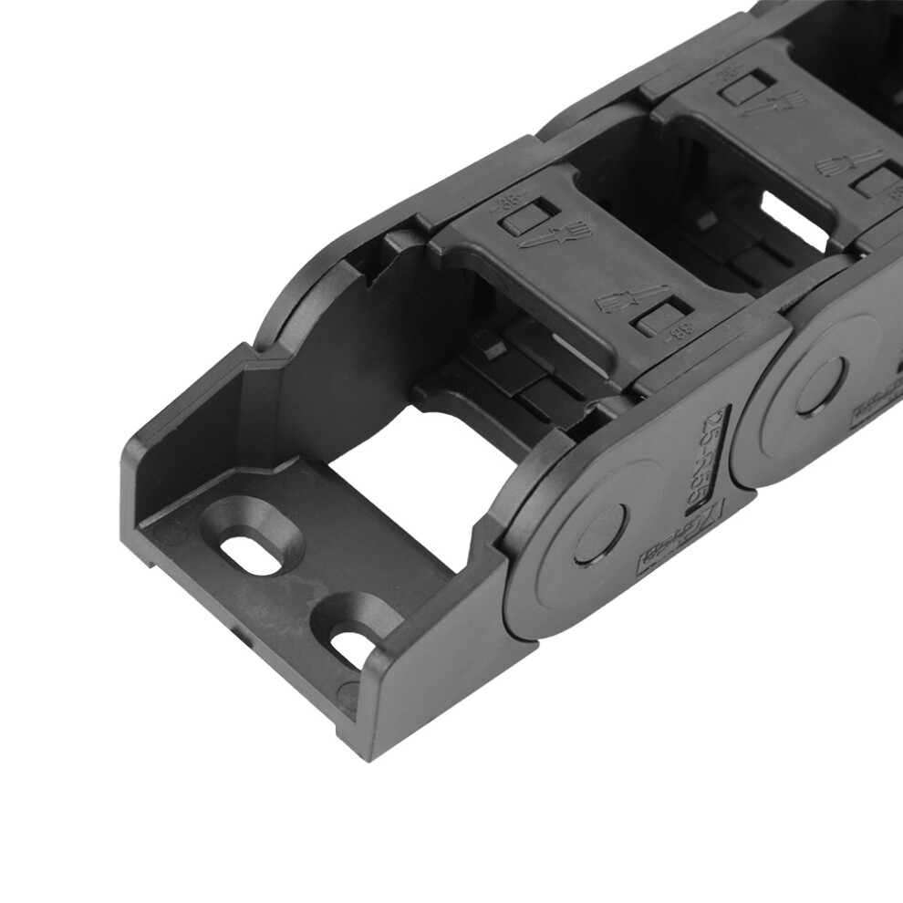 Nylon Open Both Side Cable Carrier 100Cm 25X38mm For Engraving & Cnc Machines 7611351706980