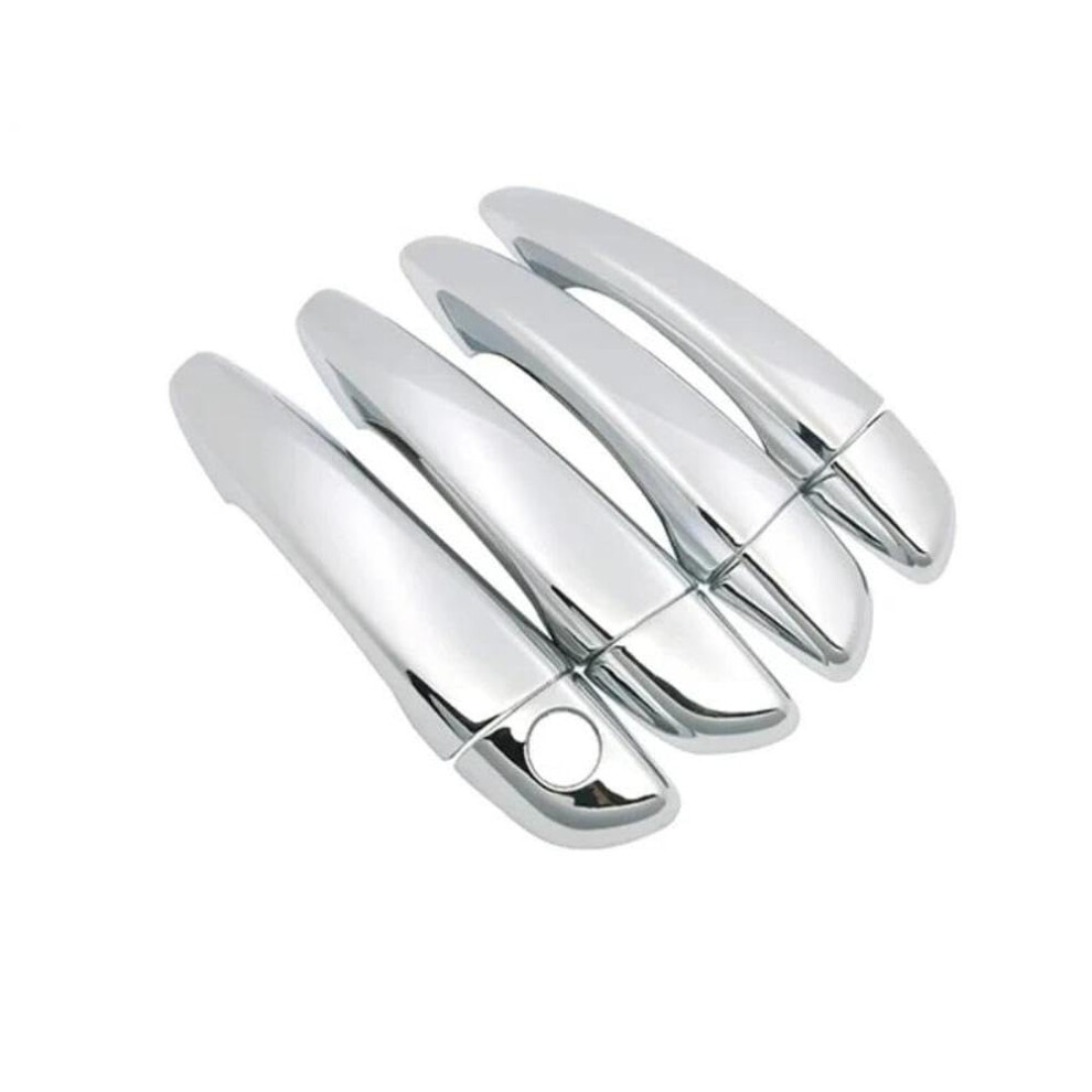 Handle Cover For Citroen C4 Cactus 2014-2022 Chrome Door Handle Covers Anti-Slip (4 Handle, 1 Keyhole) 9084446094909