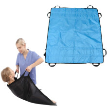 Getting Up And Turning Over Belt, Elderly Transfer Belt, Shifting And Turning Mat, Side Lying Belt, Blue 100x120 Cm