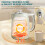Homcom (Grey) HOMCOM 1.7L 3000W Kettle and 2 Slice Toaster with Keep Warm Memory Function 9