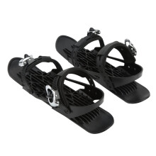 Short Ski Shoes 1 Pair, Adjustable Binding Snowskates and Skiboards With Storage Bag For Outdoor Cross-Country Skiing