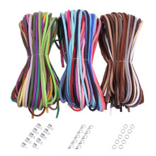 Leather Laces & Cord, Suede Material, 60 Colors, 2.6mm Thickness, For DIY Bracelets And Jewelry