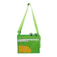 camping kit Green Color Children's Beach Bag Toy Storage Mesh Bag Small Messenger Bag