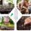 Seed Spreader Lightweight Manual Seed Dispenser Handheld Seed Sower Tool With Dibber And Widger Set For Tiny Seeds 3