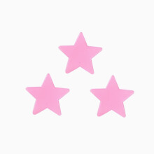 100 Stück leuchtende Wandaufkleber Galaxiesternen, 30mm, Mehrfarbig für Kinderzimmer