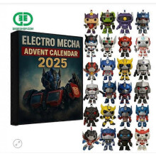 2025 New Transformers Advent Holiday Countdown Blind Box Christmas Tree Decoration Acrylic Pendant