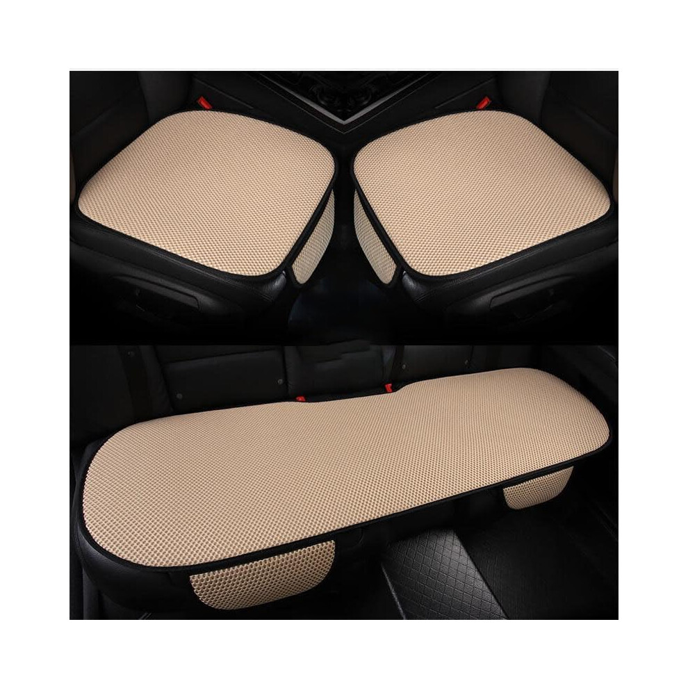 Car Seat Cushion 3-Pack Full Set All-Season Seat Protection Pad Car Cover Aaa Compatible 9016109084835