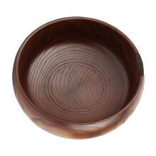 Handmade Natural Wooden Yarn Bowl for Knitting and Crochet | Medium Diameter