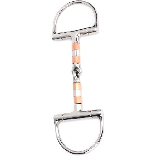 5 Inch Stainless Steel Bit Snaffle Horse Tool With Copper Rollers, High Strength, Smooth Surface 2