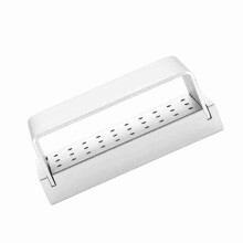 Aluminium Dental Bohrer Desinfektionsbox Silber Aufbewahrungskoffer Autoklavierbar