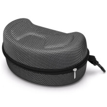 Ski Goggle Case Snowboard Goggle Case Shock Resistant EVA 8x5x4 Inches With Zipper And Clip Storage