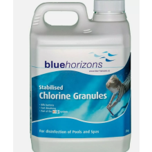 Blue Horizons Chlorine Granules 5Kg for Hot Tubs Swimming Pools & Spas AGrade