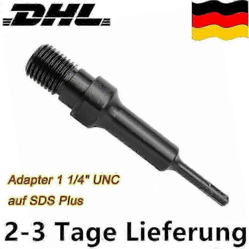 1 1/4" UNC SDS Plus Adapter for Diamond Core Drilling DHL 1