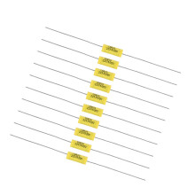 10Pcs 0.022uF Polyester Film Capacitors 630V Axial Long Lead for Audio Radio
