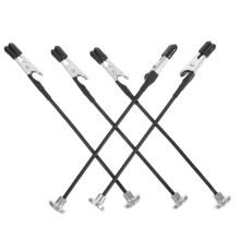 Model Painting Clips 5-Pcs Alligator Clip Airbrush Tool Kit for Hobbyists, Sturdy Model Holders, Precise Coloring