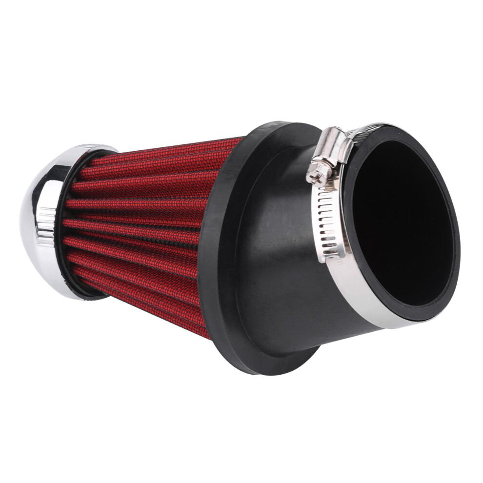 63Mm High Flow Car Air Intake Filter Cleaner Mushroom Foam, Red 8411351714133