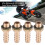 Langlebiger Messing M8 Öl-Kühler-Systemadapter - 4 Stück Motorrad-Kit 11