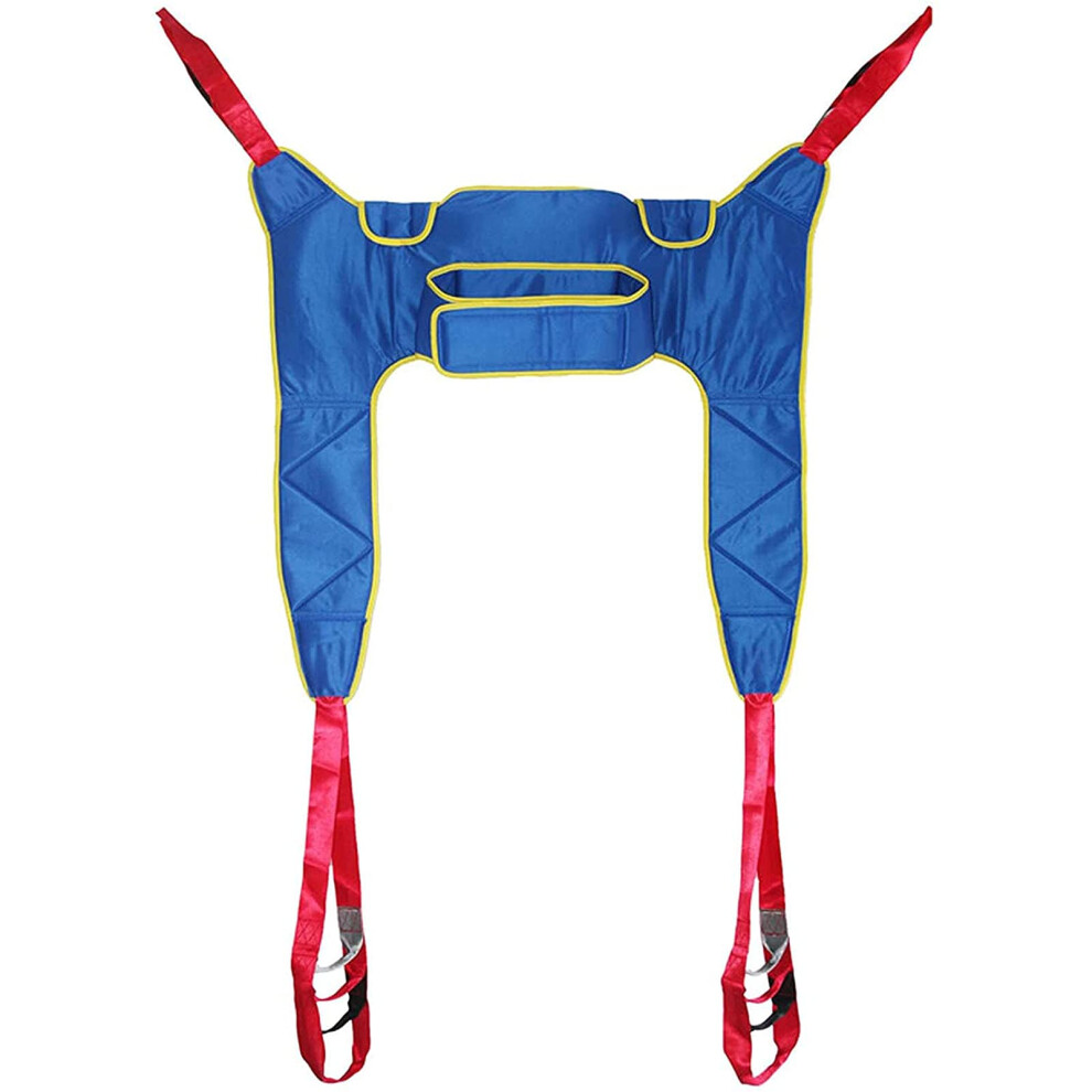 Patient Lift Toileting Sling Bariatric Divided U Sling With 4 Point Support Full Body Sling Commode Sling Transfer Belt