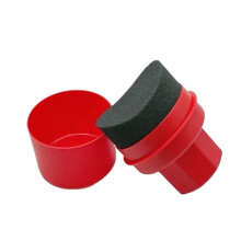 Car Tire Cleaning Tools Detail Brush, Tire Waxing Sponge, Car Waxing Gasket With Cover, Easy Waxing Sponge, One Size