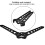 Faltbarer tragbarer Compoundbogenständer Rack Schwarz 22*11*1cm 11