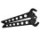 Faltbarer tragbarer Compoundbogenständer Rack Schwarz 22*11*1cm 15