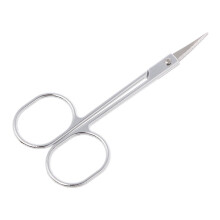 Stainless Steel Small Eyebrow Nose Hair Scissors For Facial Trimming Precision Manicure Tool