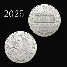 Vienna Philharmonic Orchestra Gold-plated Silver Souvenir and Gift Embossed Replica Commemorative Coin