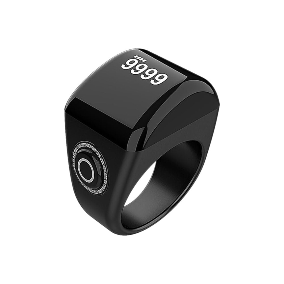 Prayer Counter Clear Display Smart Finger Counter 18mm Electronic Counter With Reminder Ringtone