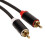 XLR-Stecker auf 2 Cinch-Kabel, HiFi, klares 15