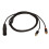 XLR-Stecker auf 2 Cinch-Kabel, HiFi, klares 7