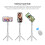 XT-09 Extendable Selfie Stick Tripod with Bluetooth Remote, 68cm Black 5