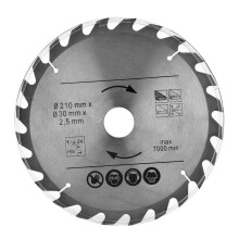 Premium 210mm TCT Kreissägeblatt 24T 48T 60T 30mm Bohrung Scharfes Schneiden