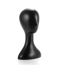 (black, One size) Plastic Head Model Head Wig Head Mannequin Manikin Long Neck Wig Display Head,100% New